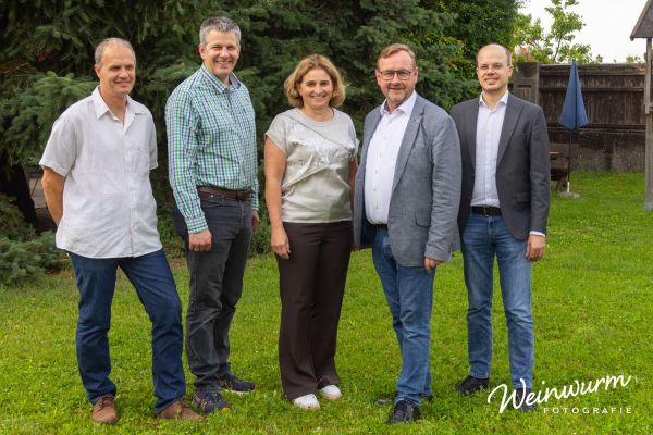 DerVorstand Wolfgang Müller, Johannes Binder, Susanna Kittinger, Michael Weinwurm, Norbert Köck
